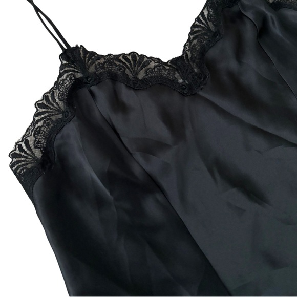 Black Satin Slip - Picture 2 of 3
